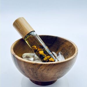 Handmade Crystal Infused Essential Oil Roll-on -Healing - Spiritual -Meditation